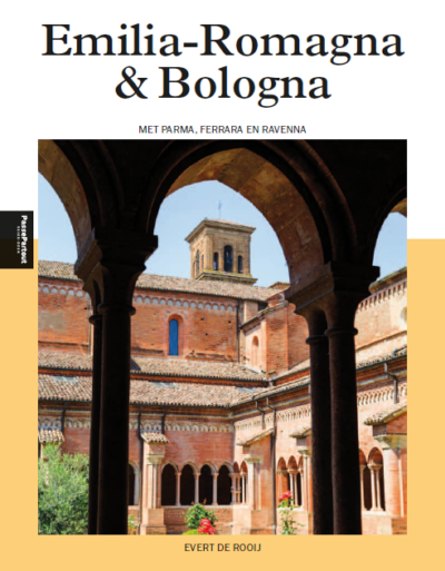 Coverfoto Gallerij met bogen en pilaren in Bologna.