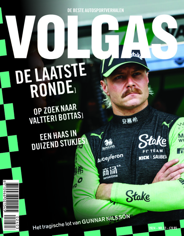 Cover Volgas magazine. Portret van Valtteri Bottas