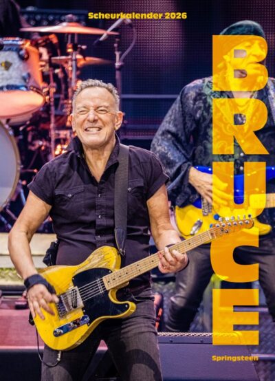 Recente foto van Bruce Springsteen tijdens een concert.