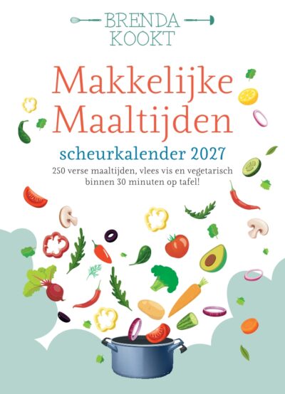 Coverillustratie: een pan waar allerlei ingrediënten invliegen
